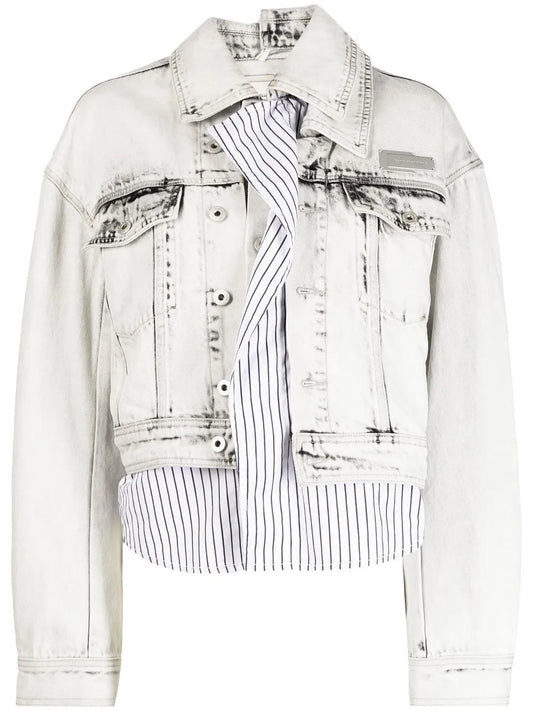 Logo-Patch Denim Jacket