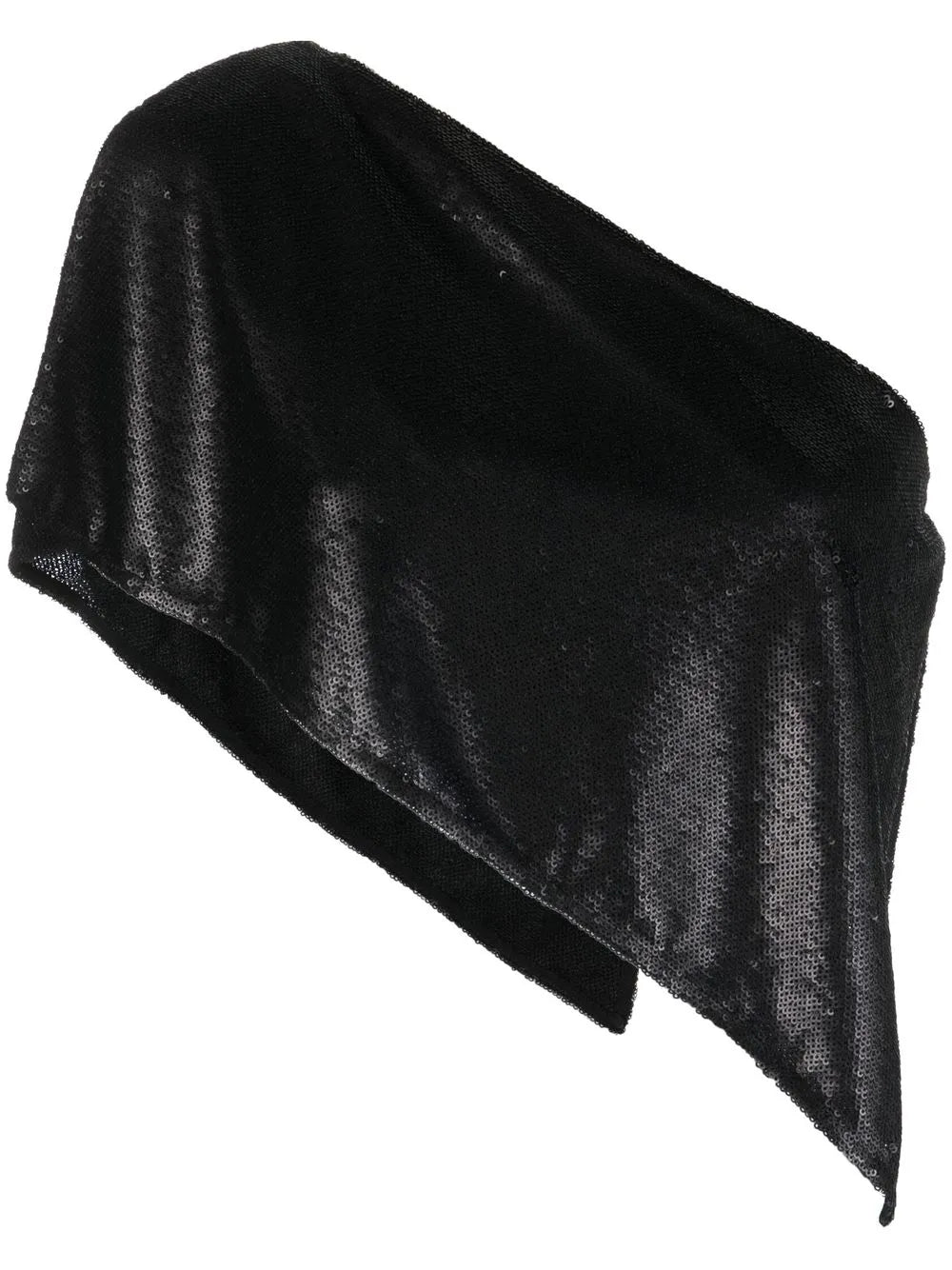 One-Shoulder Sequinned Top