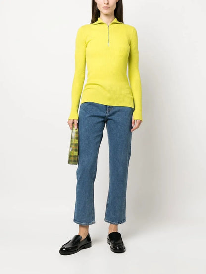 Mid-Rise Cropped Jeans