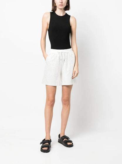 Rhinestone-Embellished Shorts