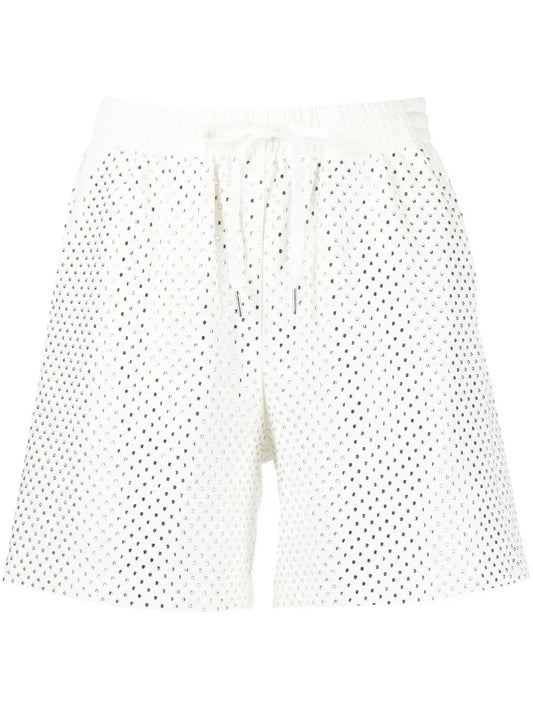 Rhinestone-Embellished Shorts