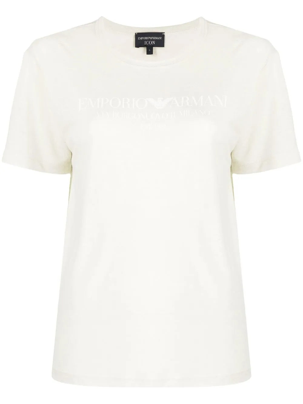 Logo-Print Linen-Blend T-Shirt
