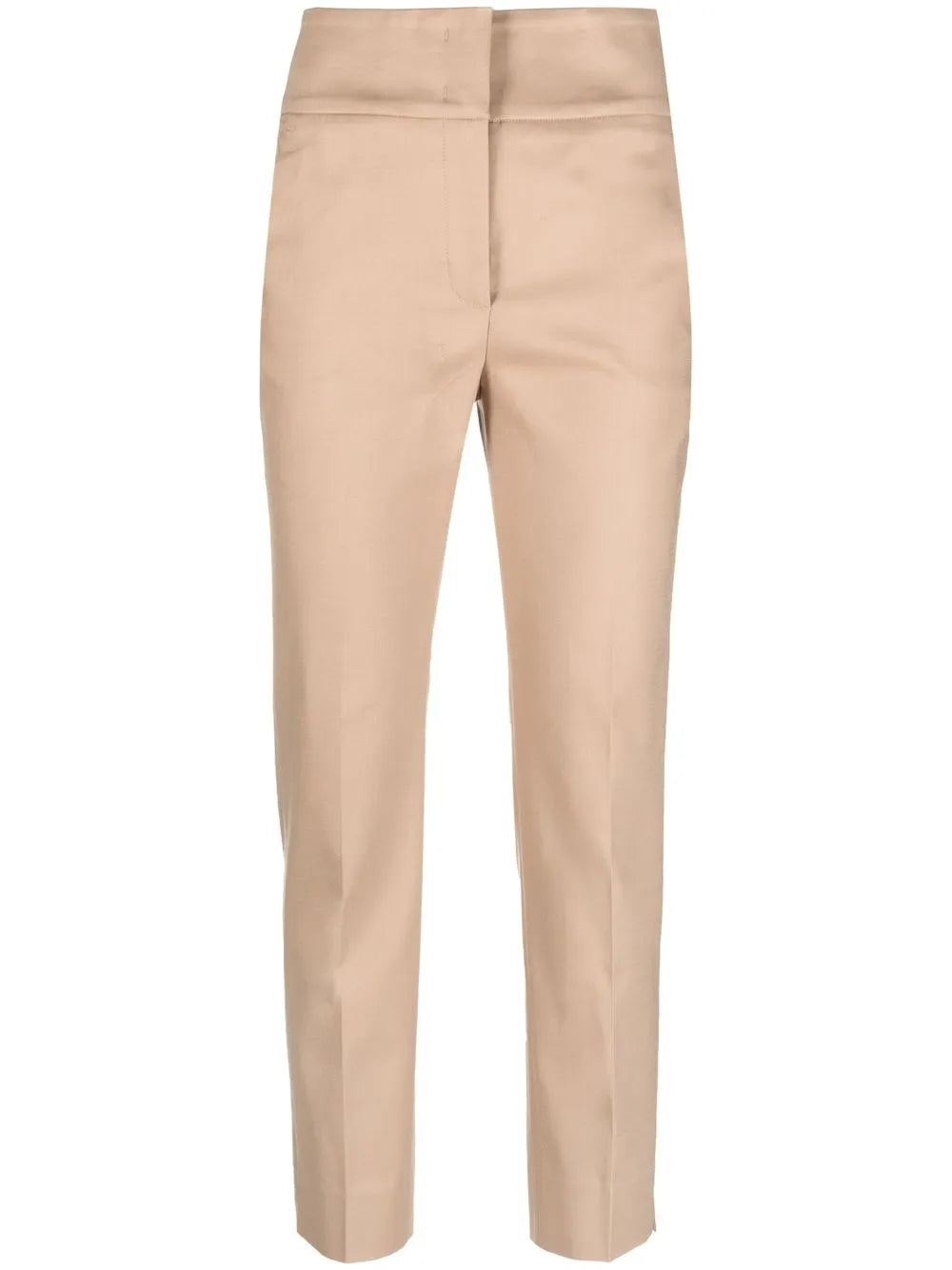 Slim-Fit Cropped Trousers