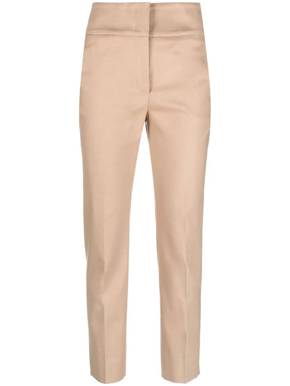 Slim-Fit Cropped Trousers