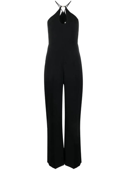 Hardware-Detail Sleeveless Jumpsuit