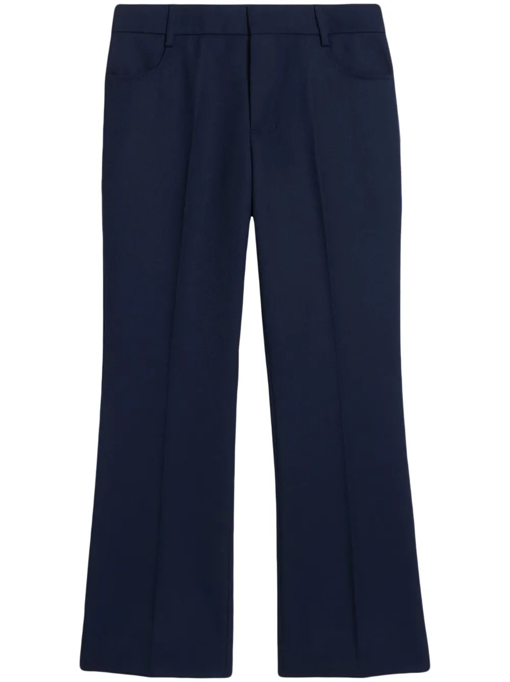 Cropped Flared Trousers