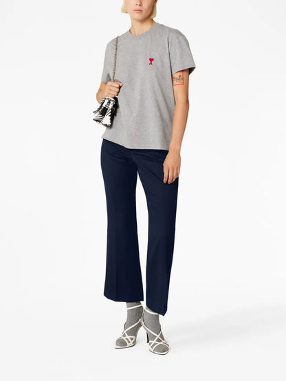 Cropped Flared Trousers