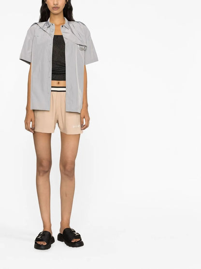 Side Stripe Track Shorts