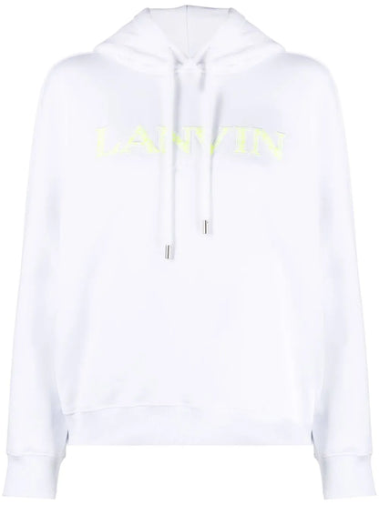 Embroidered-Logo Cotton Hoodie