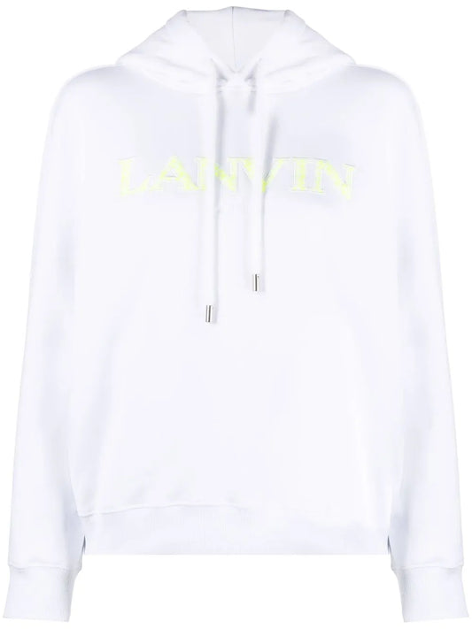Embroidered-Logo Cotton Hoodie