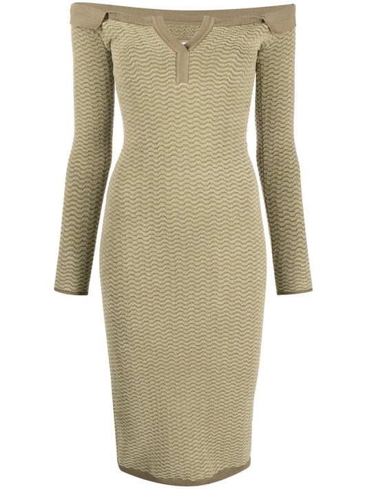 La Robe Pampero Off-Shoulder Polo Dress