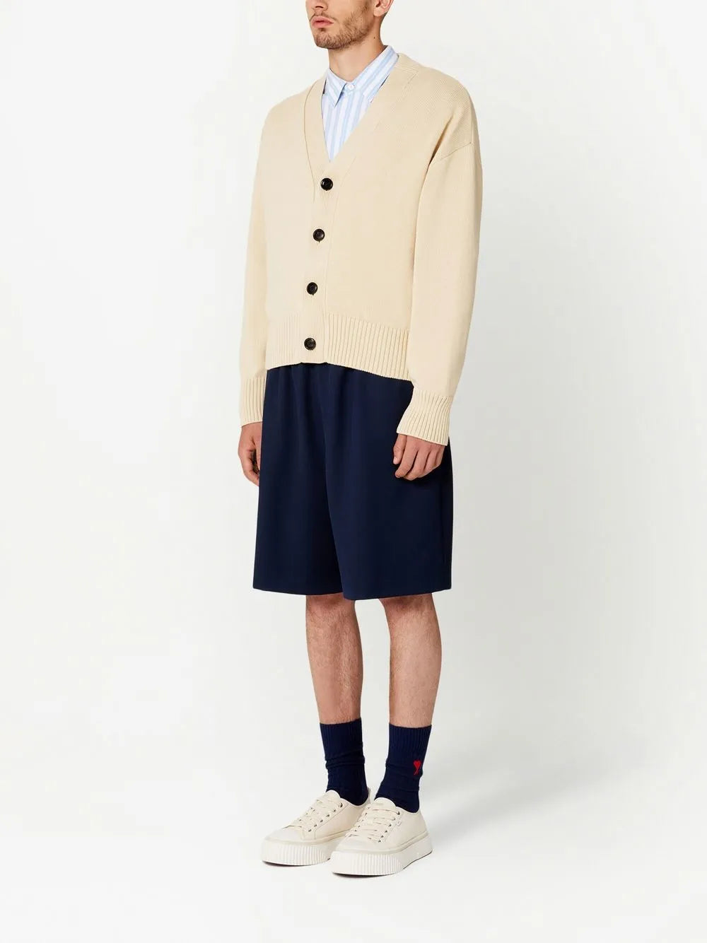 Ami De Coeur Button-Up Cardigan