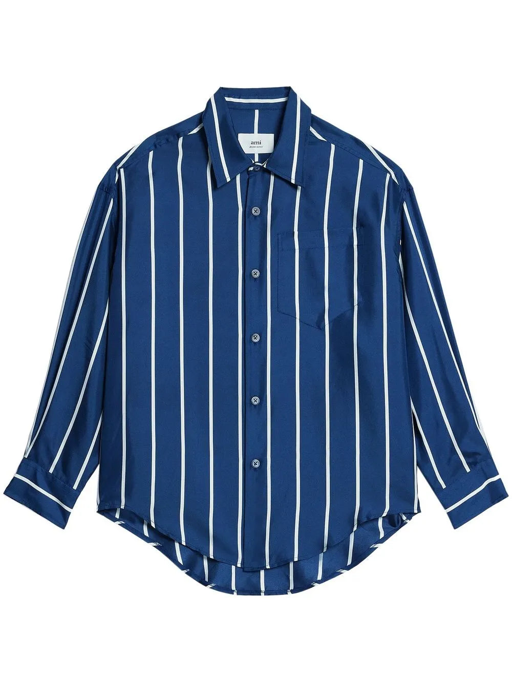 Striped Button-Up Shirt