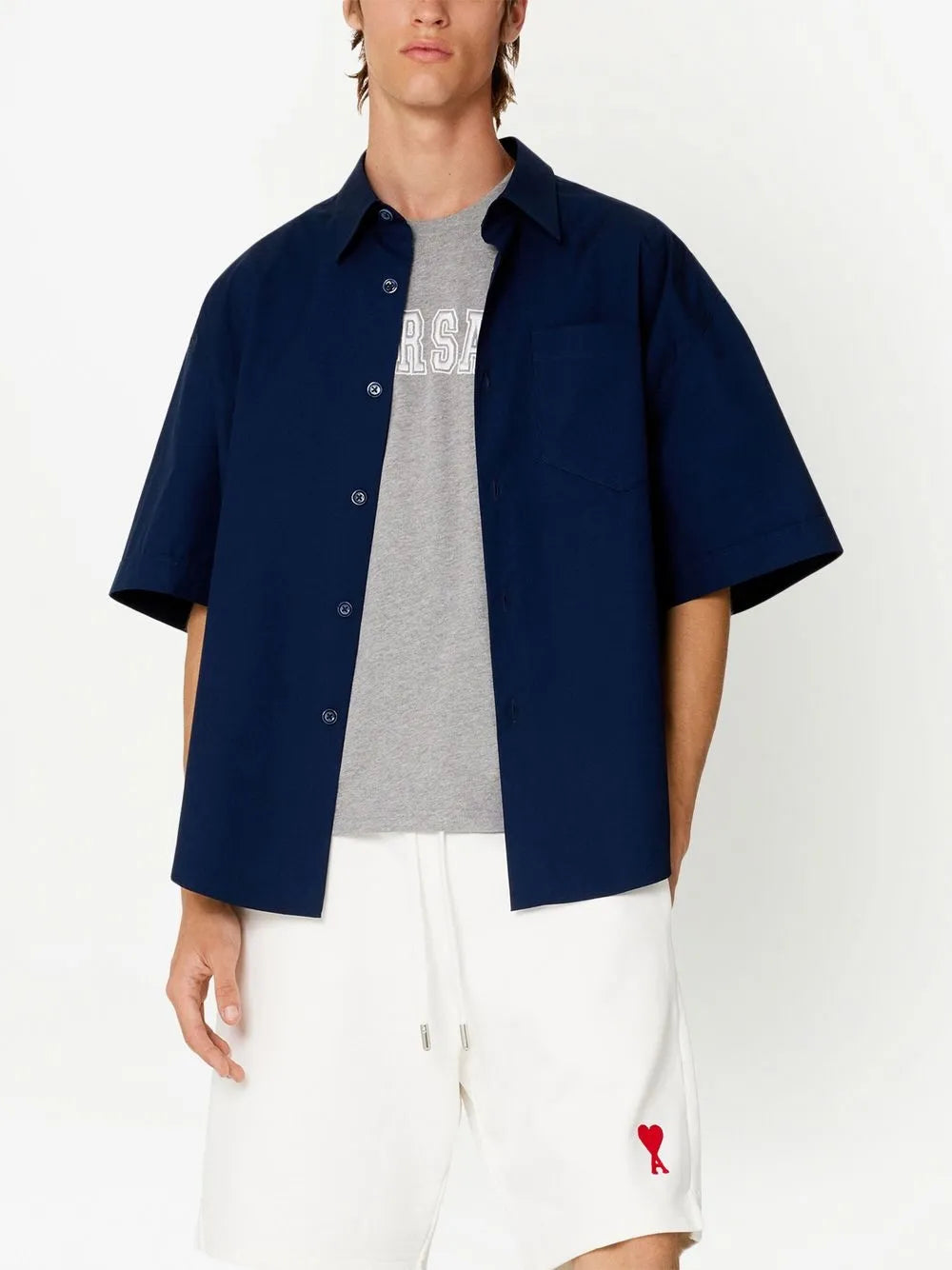 Chest Pocket Short-Sleeve Shirt