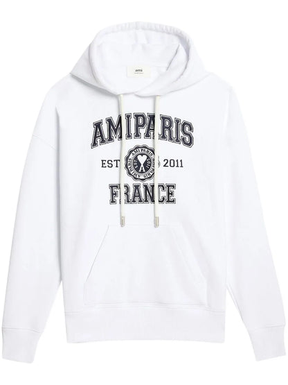 Logo-Print Drawstring Hoodie