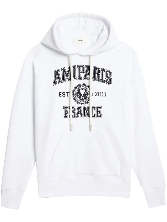 Logo-Print Drawstring Hoodie