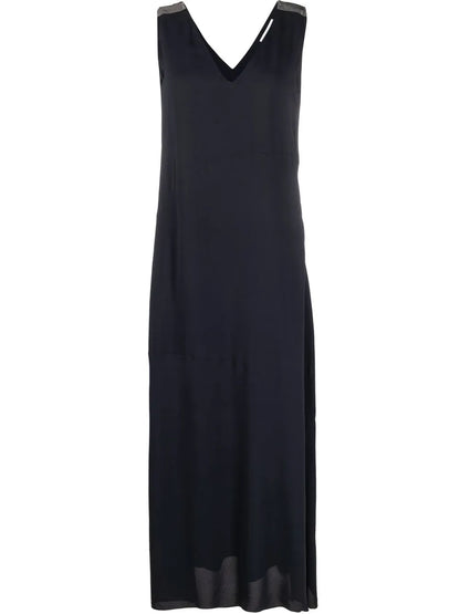 V-Neck Sleeveless Dress