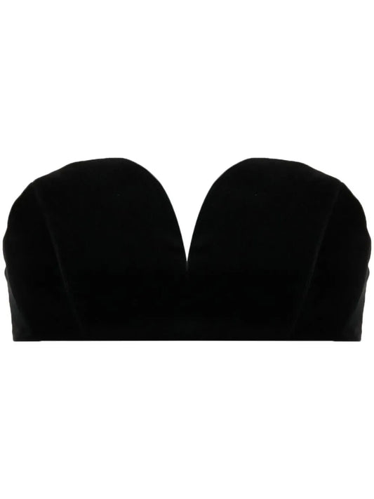 Jealousy Strapless Velvet Top