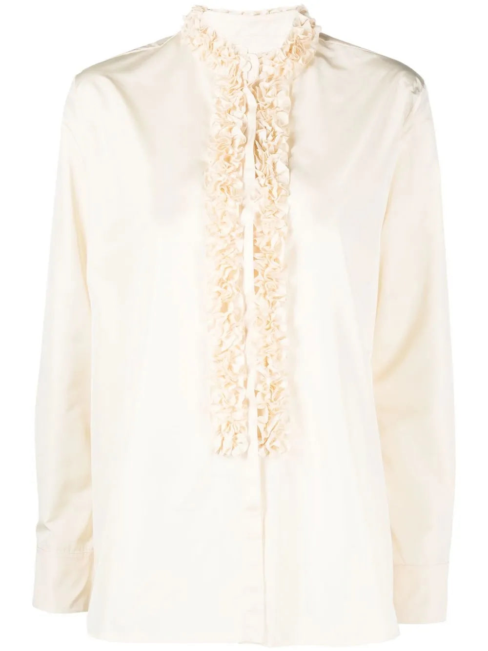 Ruffle-Trim Blouse