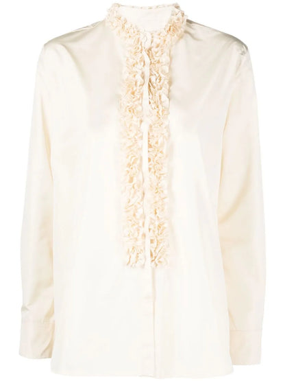 Ruffle-Trim Blouse