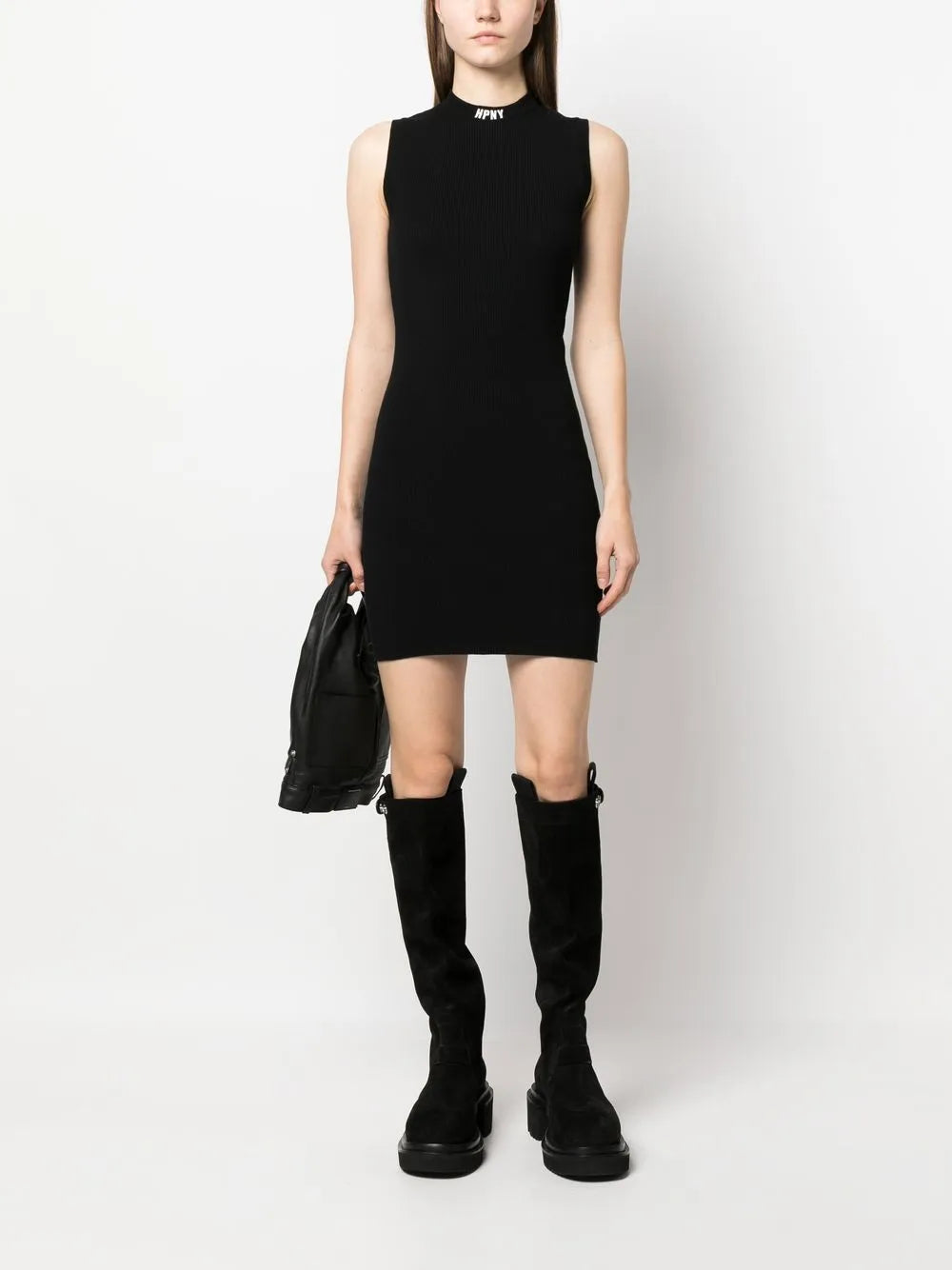 Fine Ribbed Mini Bodycon Dress