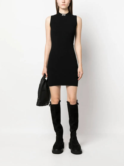 Fine Ribbed Mini Bodycon Dress