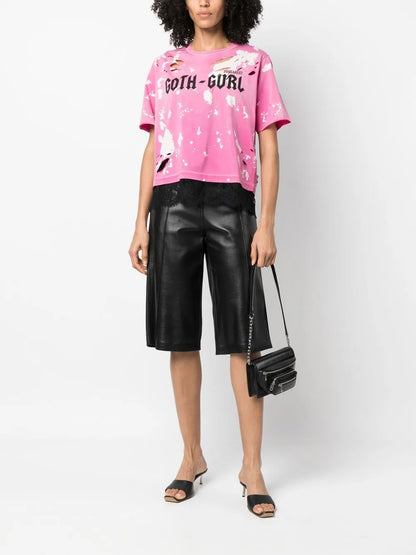 Goth Gurl' Distressed T-Shirt