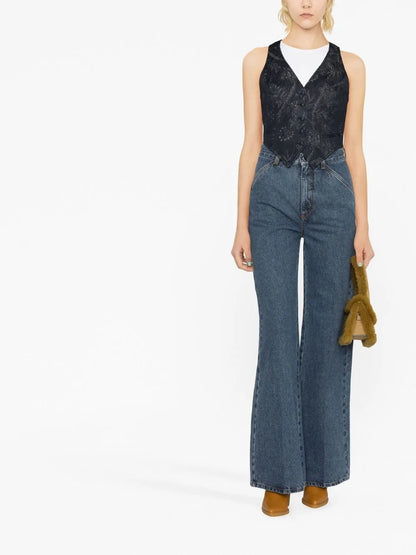 High-Rise Wide-Leg Jeans