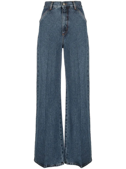 High-Rise Wide-Leg Jeans
