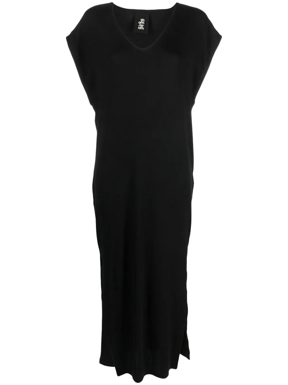 V-Neck Midi Dress