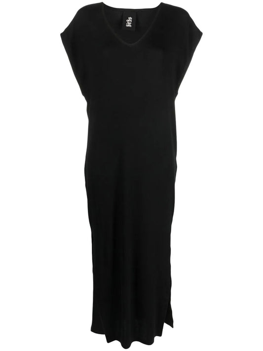 V-Neck Midi Dress
