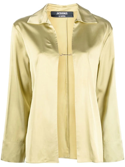 Logo-Plaque Blouse