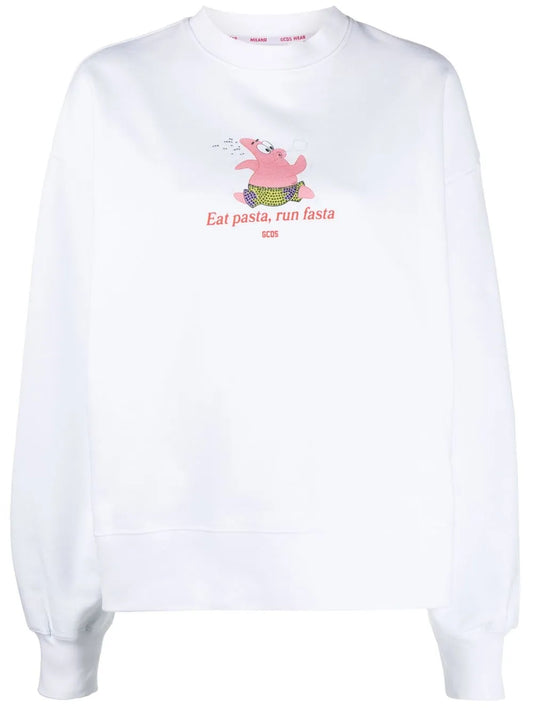 Graphic-Print Cotton Sweatshirt