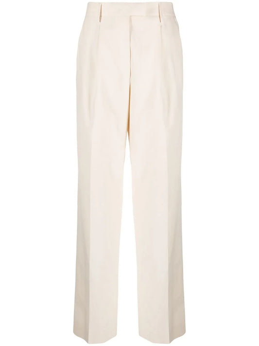 Pressed-Crease Tailored Trousers