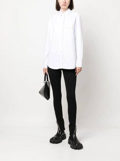 Logo-Patch Long-Sleeve Shirt
