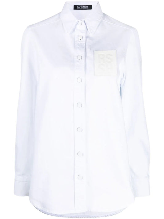 Logo-Patch Long-Sleeve Shirt