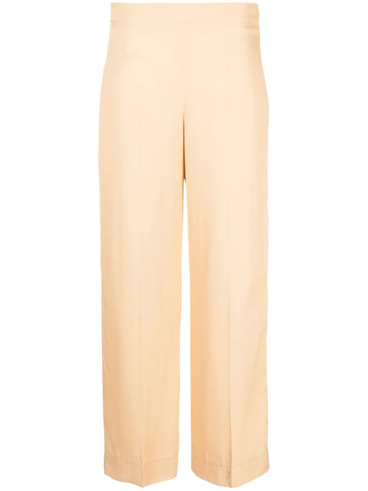 High-Waist Wide-Leg Trousers