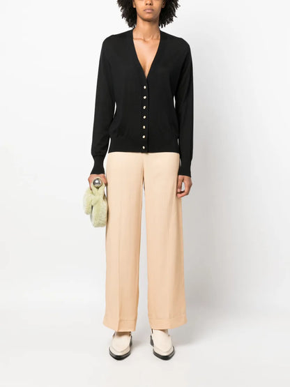 High-Waist Wide-Leg Trousers