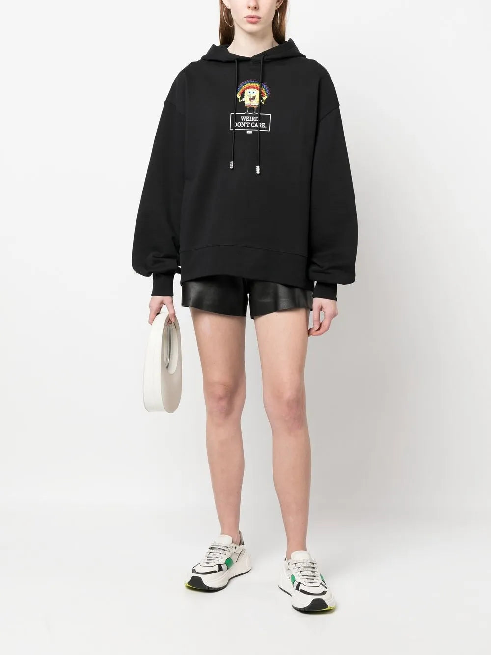 Graphic-Print Cotton Hoodie
