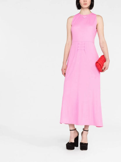 Triangle Logo Maxi Dress