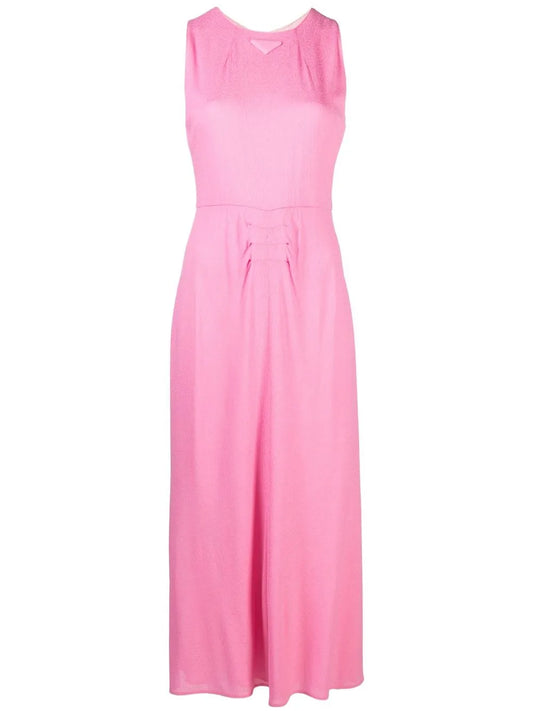 Triangle Logo Maxi Dress