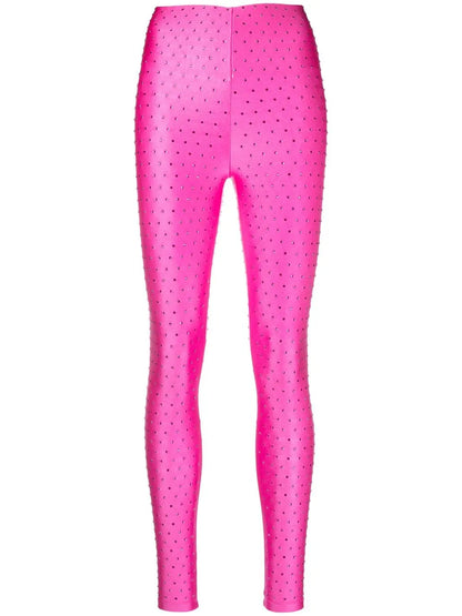 Rhinestone Embellished Leggings