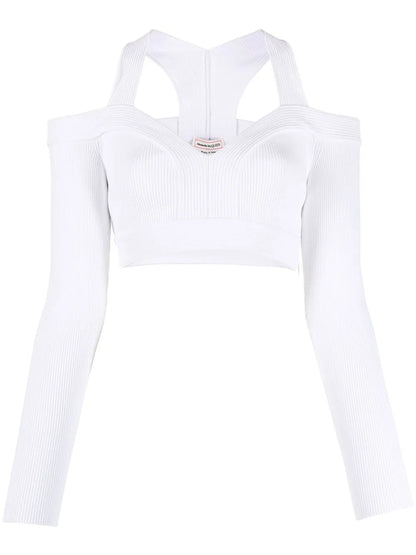 Cut-Out Knitted Top