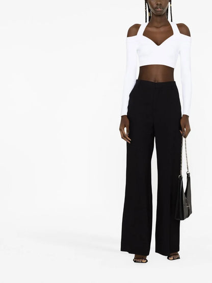 Cut-Out Knitted Top