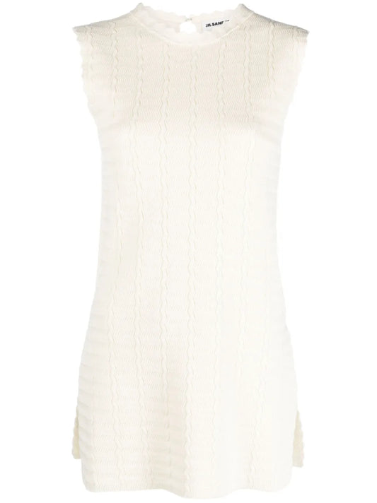 Sleeveless Knitted Top