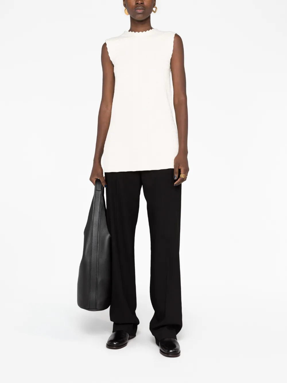 Sleeveless Knitted Top