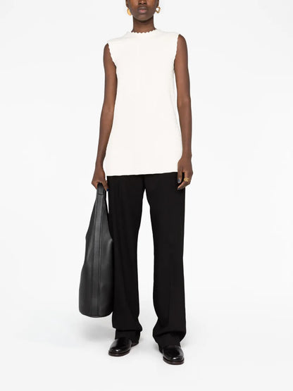 Sleeveless Knitted Top