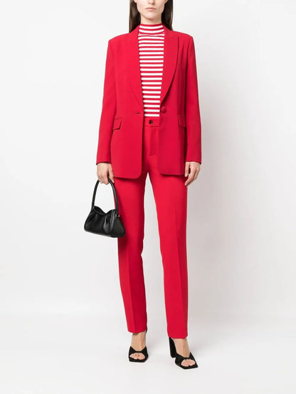 Stripe-Print Halterneck Top