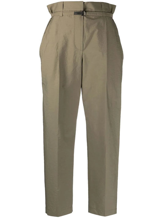 Cropped Tapered Trousers
