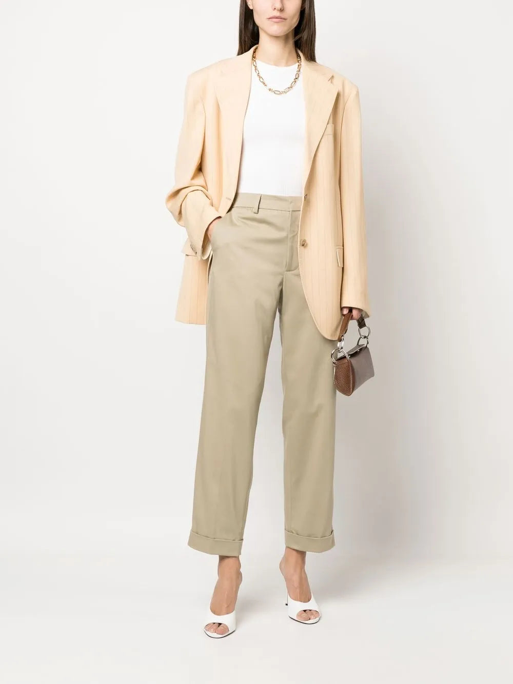 Tailored High-Waisted Trousers